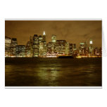 New York Night Card