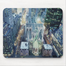 "New York Nightlights" Watercolor Art mousepads by PaulJacksonart "New York Nightlights" Watercolor Art mousepads