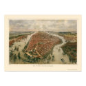 New York, NY Panoramic Map - 1865 posters