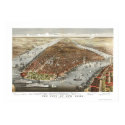 New York, NY Panoramic Map - 1876 posters by lc_maps New York, NY Panoramic Map - 1876 posters