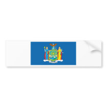 New York Official State Flag bumper stickers