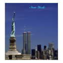 New-York, on a canvas posters