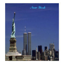 New-York, on a canvas posters