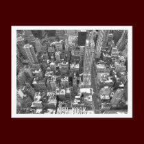 New York Postcard Cityscape New York Souvenir Card postcards