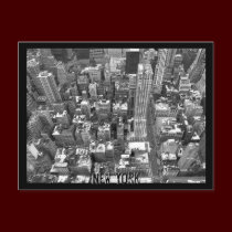 New York Postcard Cityscape New York Souvenir Card postcards