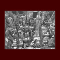 New York Postcard Cityscape New York Souvenir Card postcards