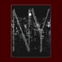 New York Postcard Cityscape New York Souvenir Card postcards
