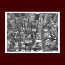 New York Postcard Cityscape New York Souvenir Card postcards