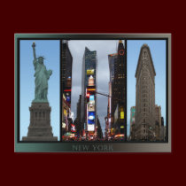 New York Postcard New York Landmark Souvenir Cards postcards