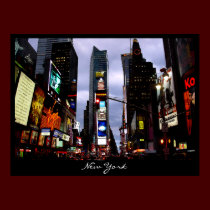 New York Poster Cityscape Times Square Night Print posters