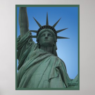 New York Poster Statue of Liberty New York Print