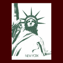 New York Poster Statue of Liberty New York Print posters