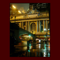 New York Print Cityscape New York Night Print posters
