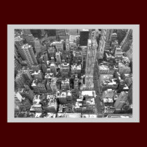 New York Print New York Manhattan Poster Cityscape posters