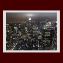New York Print New York Manhattan Poster Cityscape posters