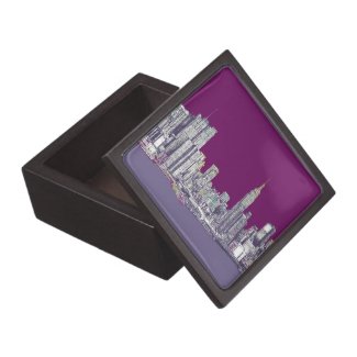 New York purple lilac Premium Gift Boxes
