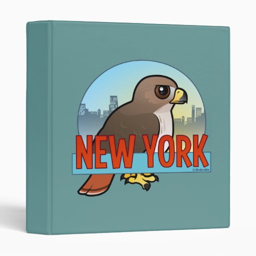 New York Red-tailed Hawk 3 Ring Binder