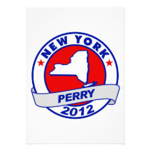 New York Rick Perry Custom Invites