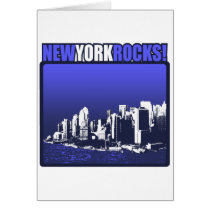 New York Rocks! Greeting Cards