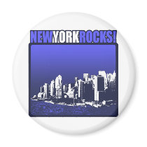 New York Rocks! Fridge Magnets