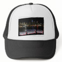 New York Skyline at Night Empire State hats by jabigalke New York Skyline at Night Empire State hats