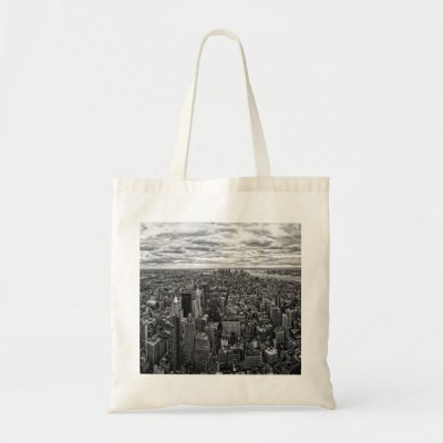 New York Skyline Canvas Bag