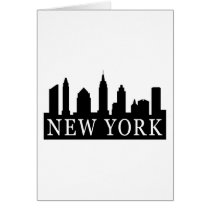 New York Skyline Greeting Cards