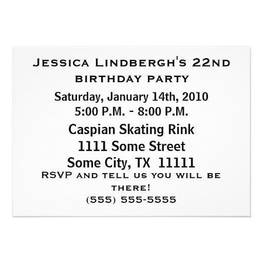 New York Skyline Invitation