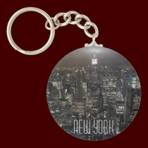 New York Skyline Key Chain New York Souvenirs keychains