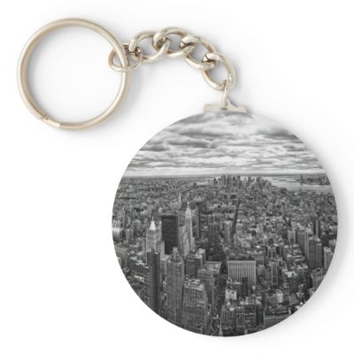 New York Skyline Key Chain