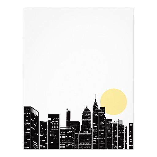 New York Skyline Letterhead
