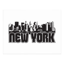 New York Skyline Post Cards