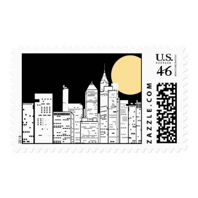New York Skyline Postage