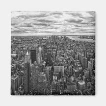New York Skyline Refrigerator Magnets