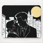 New York Skyline Silhouette Mousepads