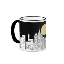 New York Skyline Silhouette Mug