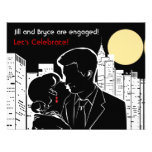 New York Skyline Silhouette Personalized Invite