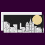 New York Skyline Silhouette Rack Card