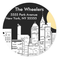 New York Skyline Silhouette stickers