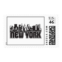 New York Skyline Stamp