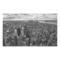 New York Skyline Rectangle Stickers