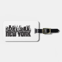 New York Skyline Tag For Luggage