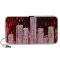 New York Skyscrapers Doodle Speakers