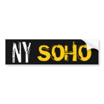 New York SOHO Bumper Stickers