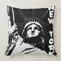 New York Souvenir NY Statue of Liberty Pillow pillows
