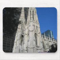 NEW YORK, ST PATRIK'S CATHEDRAL mousepad by vitaliy NEW YORK, ST PATRIK'S CATHEDRAL mousepad