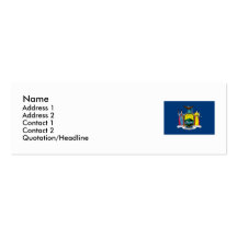 New York State Flag Business Cards