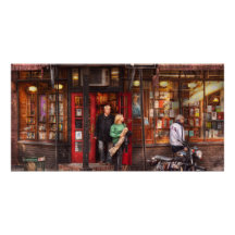 New York - Store - Greenwich Village - Three Lives Photo Card Template