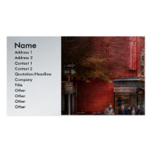 New York - Store - The old delicatessen Business Card Template