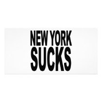 New York Sucks Photo Greeting Card